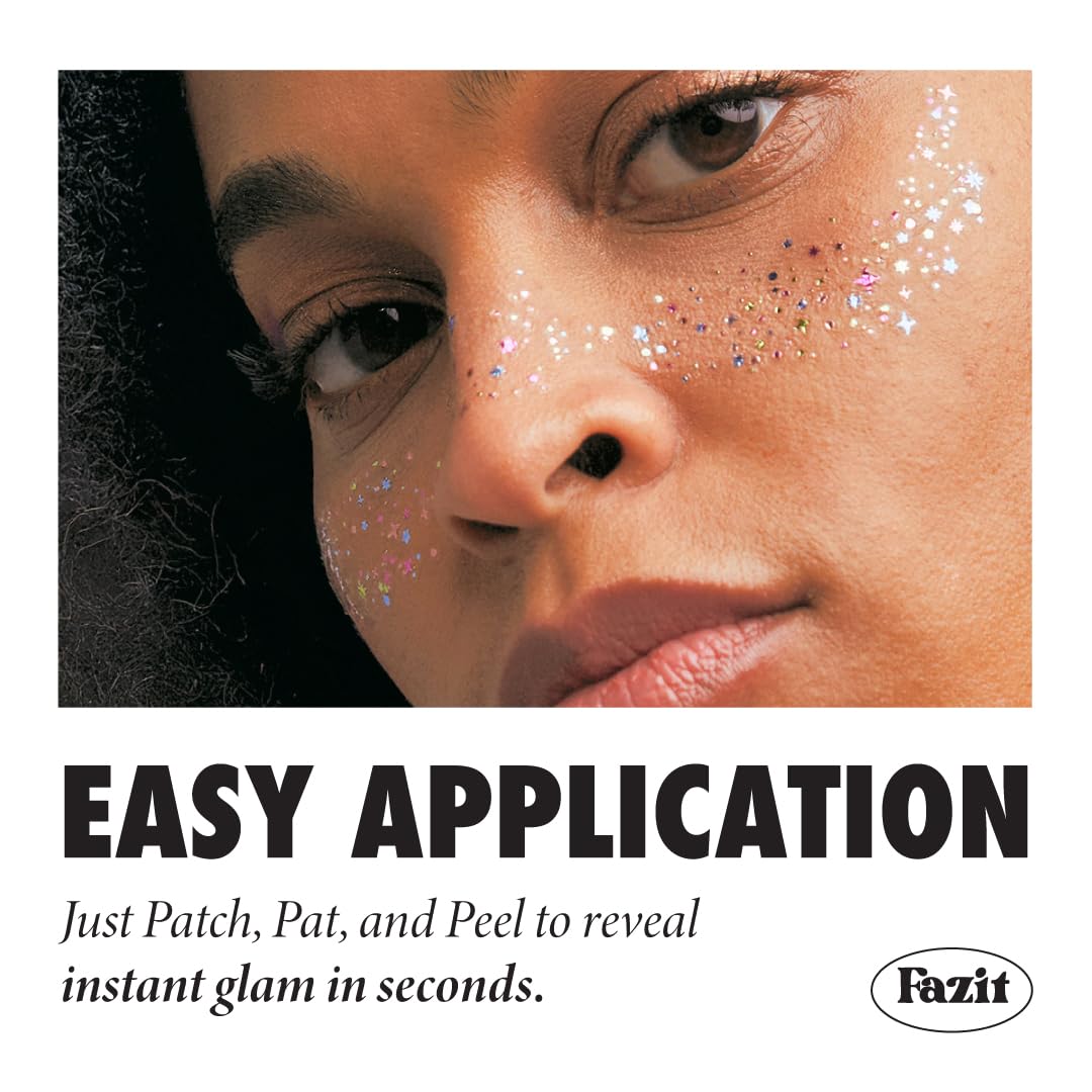 Fazit Makeup Patches a prueba de agua mantiene el brillo para playa y lluvia.