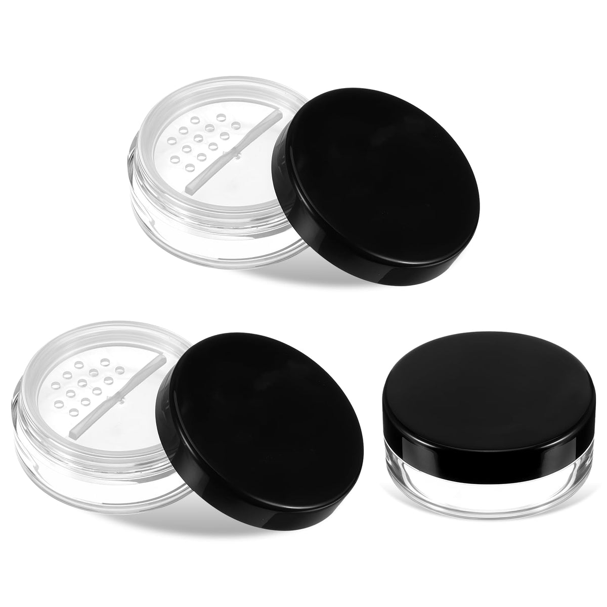 FdcZeyxior contenedores polvo suelto 10ml para retoques en cualquier lugar.