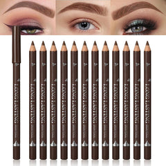 FeiCuiYun lápiz de cejas marrón suave para un acabado natural.