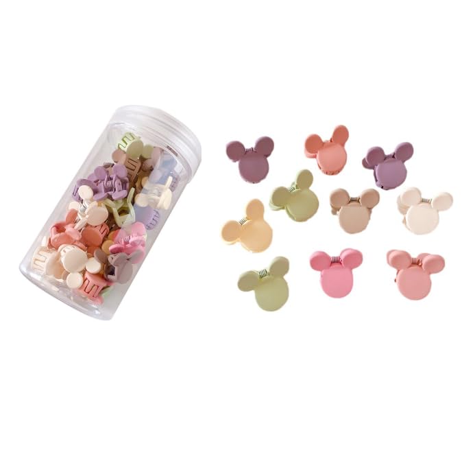 Feilguee pinza mini Mickey multicolor para peinados divertidos.