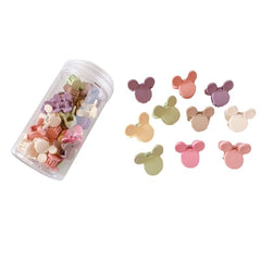 Feilguee pinza mini Mickey multicolor para peinados divertidos.
