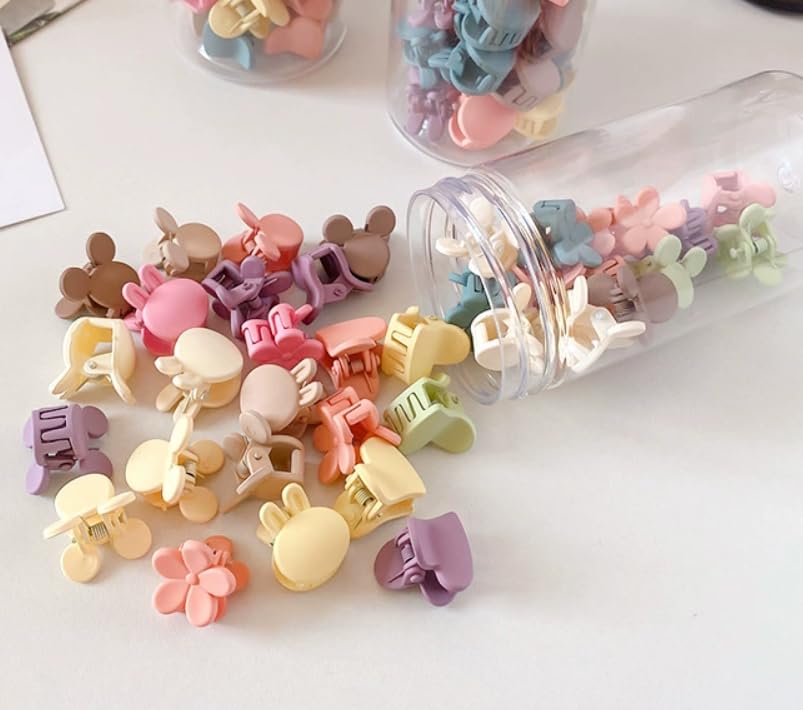 Pinza Feilguee de pelo 11x14 mm en colores vivos para varios peinados.