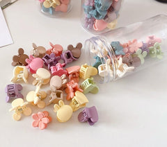 Pinza Feilguee de pelo 11x14 mm en colores vivos para varios peinados.