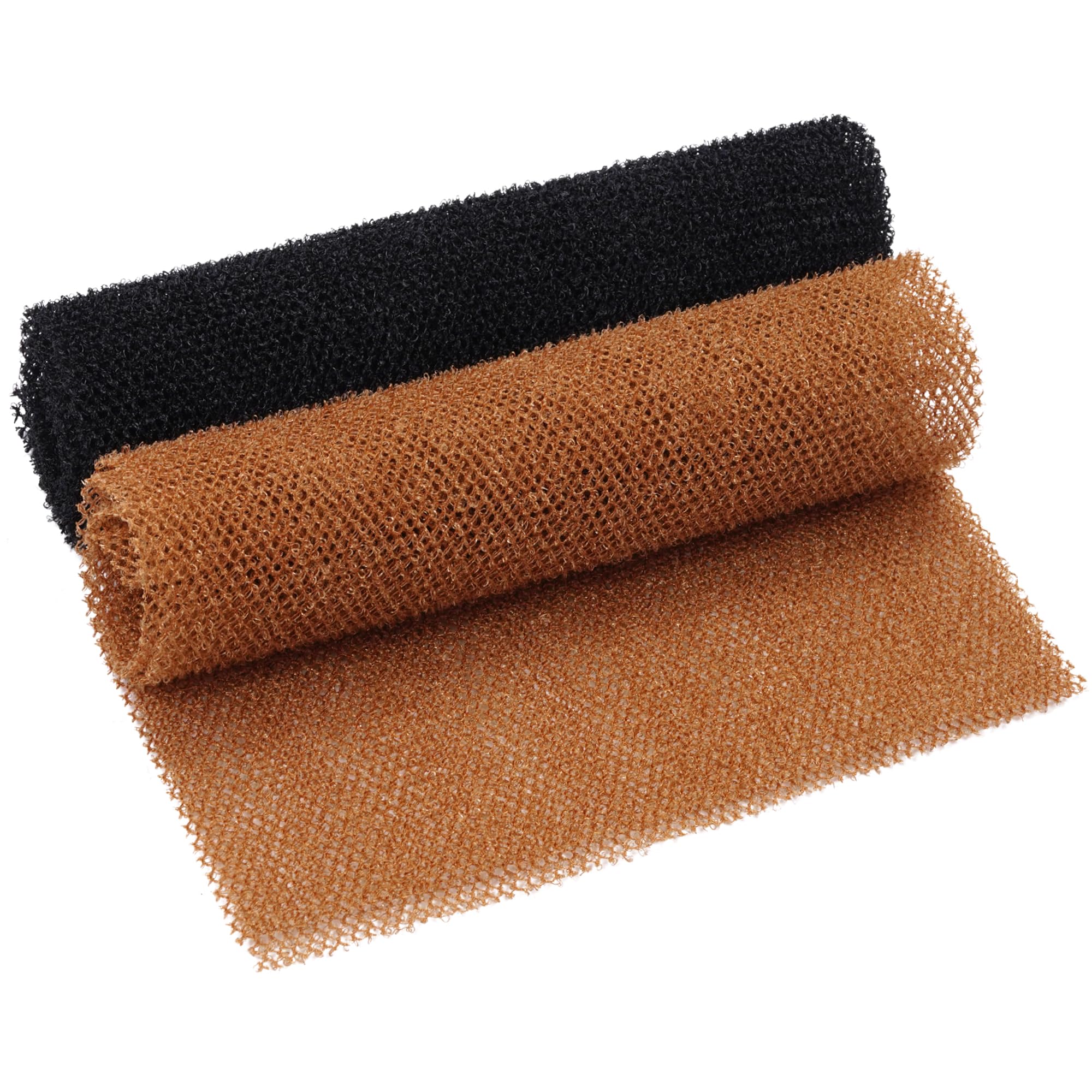 Fengek exfoliante africano cafe: esponja de baño que genera buena espuma y limpieza profunda.