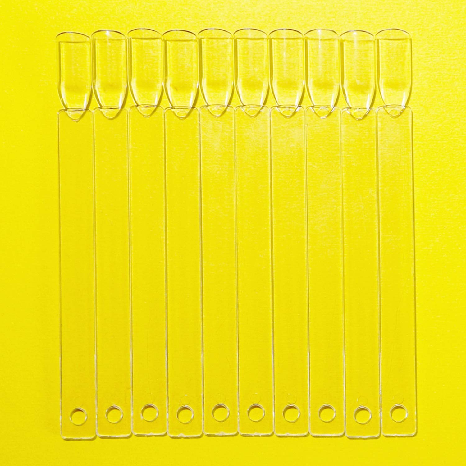 Palitos de muestra acrílicos Fenkon, duraderos y suaves para practicar arte de uñas.
