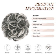 Pieza de cabello sintético FESHFEN de alta calidad para estilos rápidos