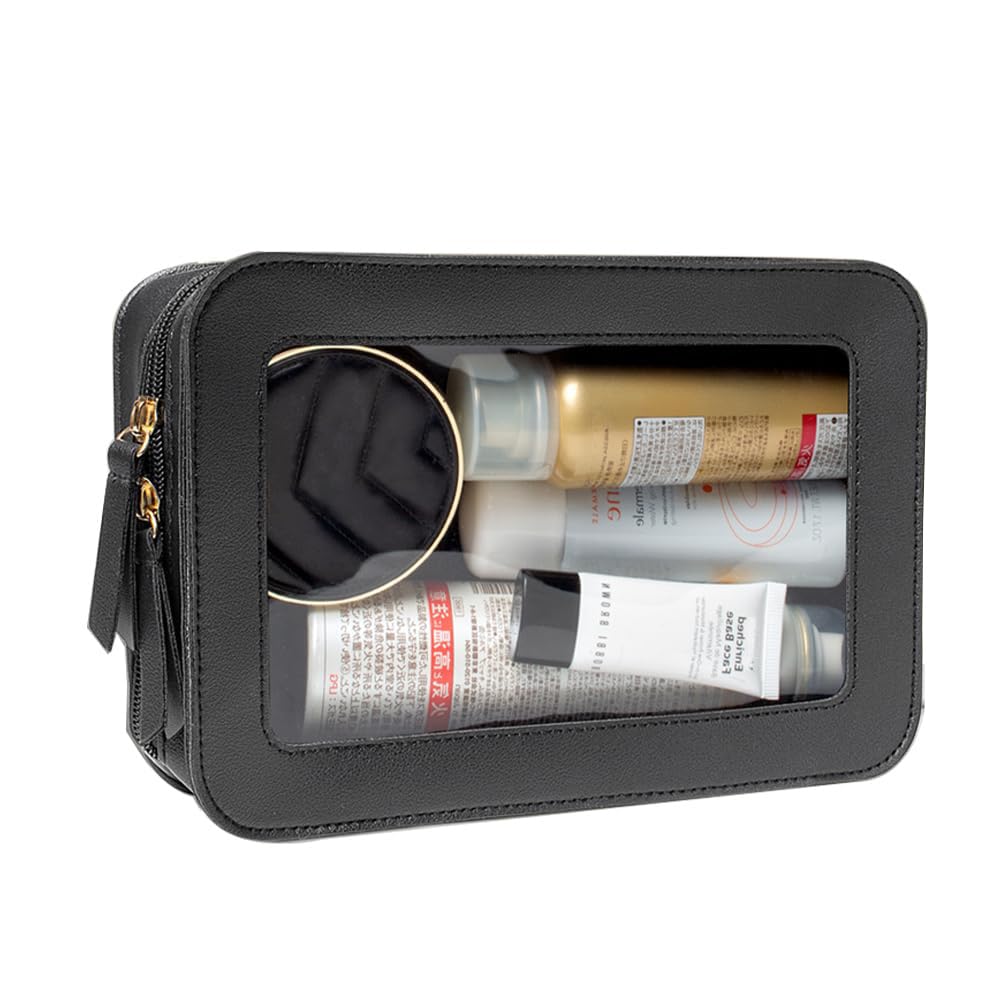 FFpaw bolsa maquillaje para coche, espacio práctico para cosméticos y accesorios.