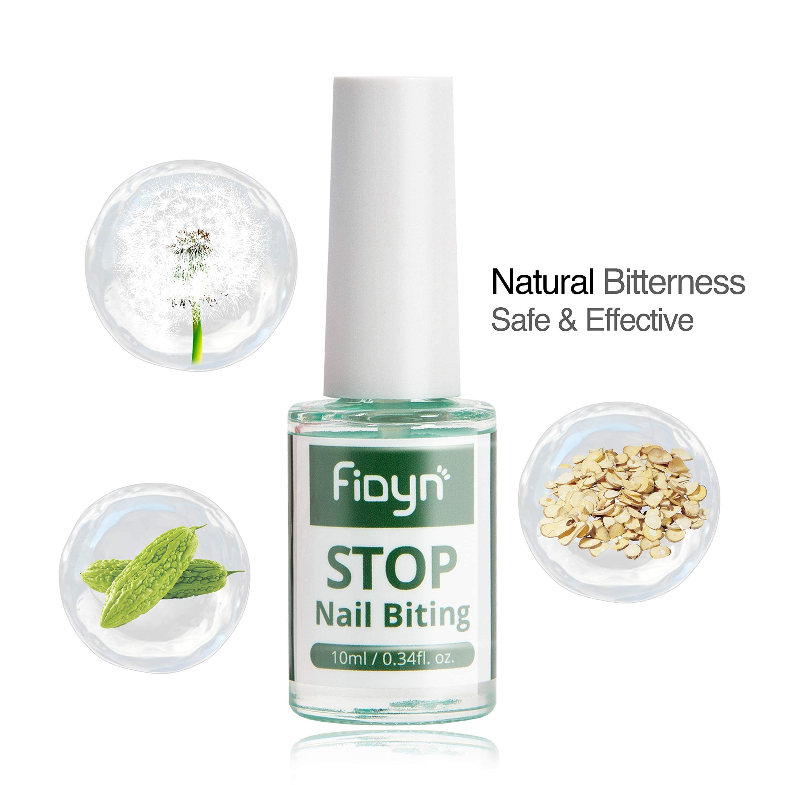 Aplicación de Fidyn Esmalte Amargo en uñas para evitar mordidas
