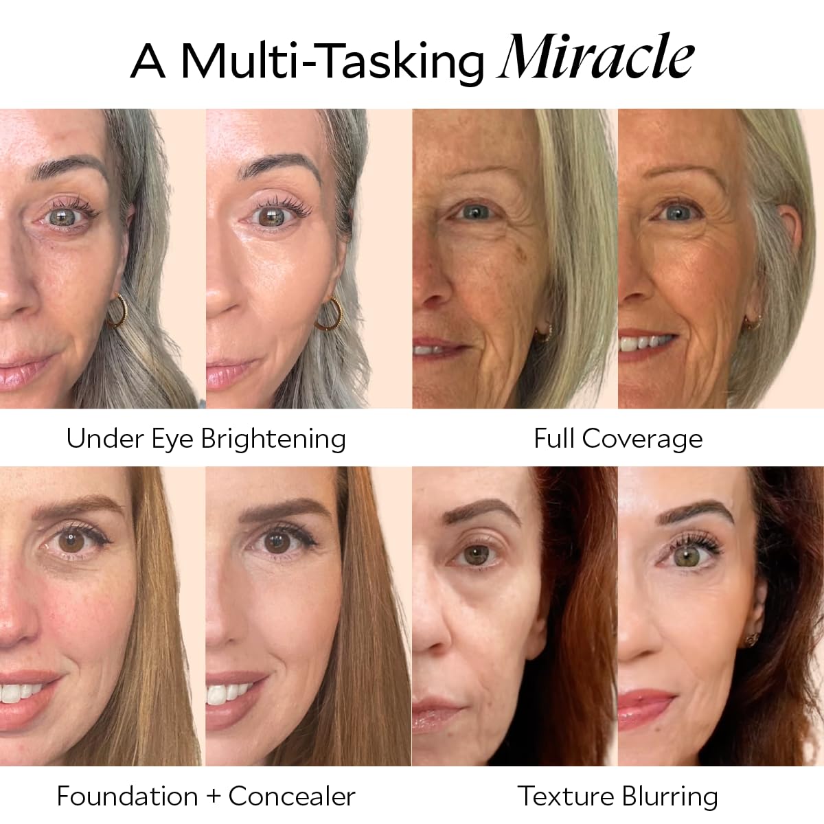 Fièra corrector-fundación lujo Bisque muestra tono: tono suave y natural.