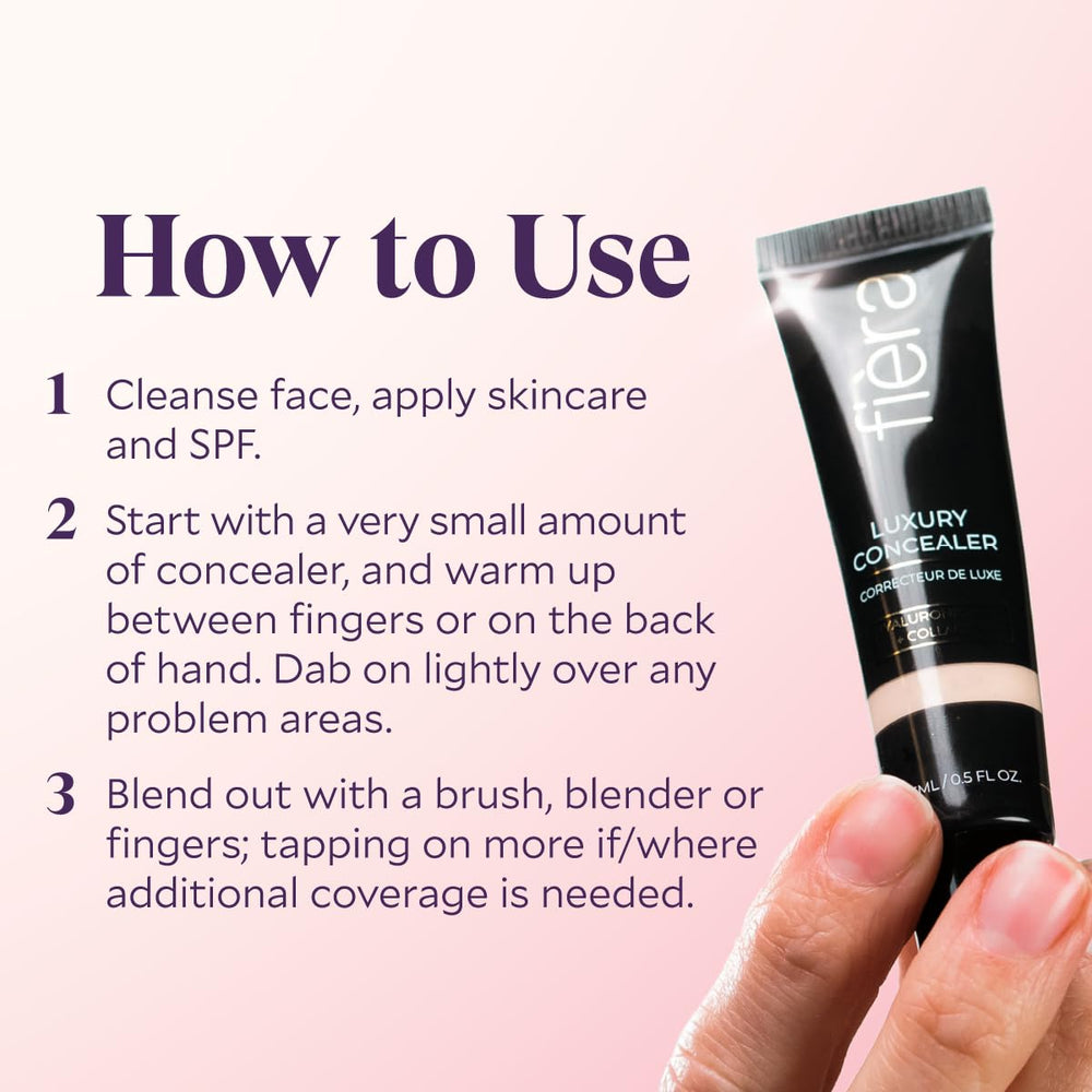 Fièra corrector-fundación lujo Bisque ojeras claras y tono uniforme.
