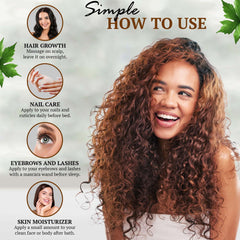 Fiora Naturals aceite de ricino prensado en frío para nutrición del cabello