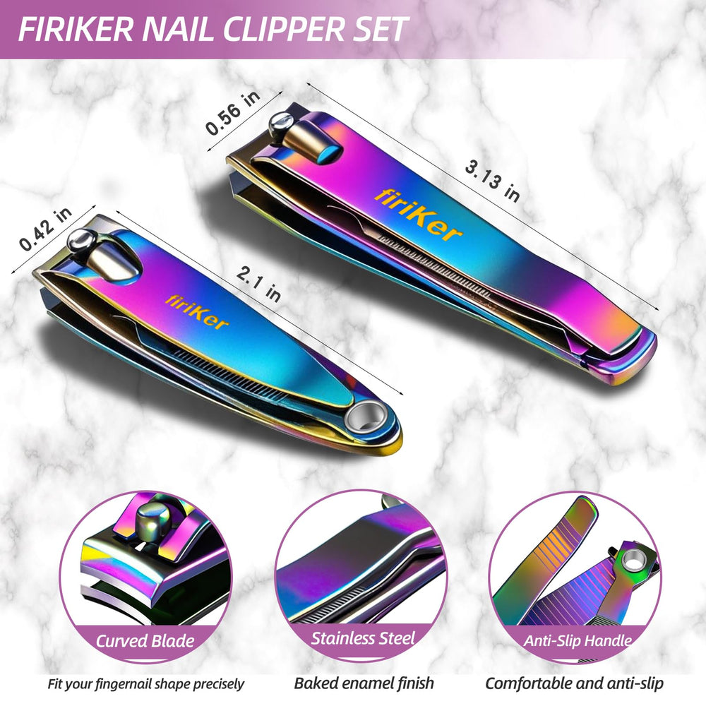 firiKer cortauñas mango ergonómico, agarre estable para cortes cómodos.