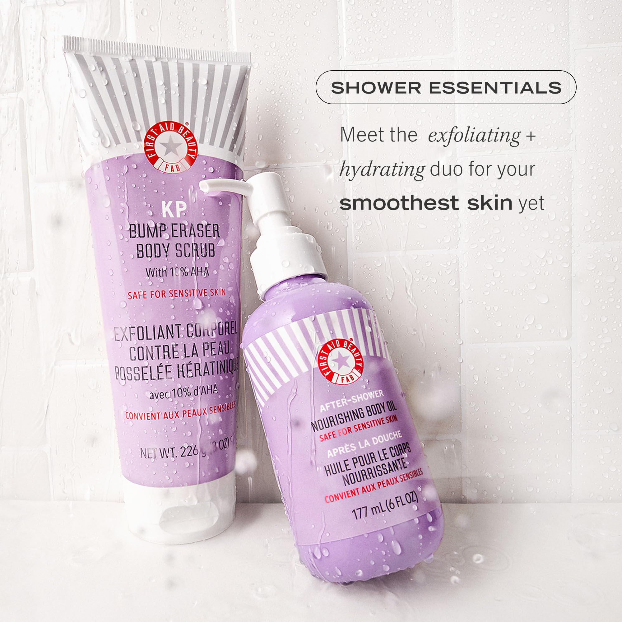 Aroma mandarina fresco sin fragancias artificiales de First Aid Beauty.