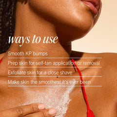 KP Bump Eraser sin alcohol, cuidado suave para piel sensible.