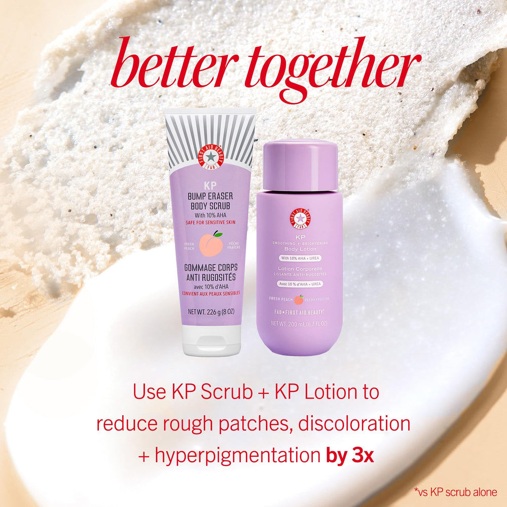 KP Bump Eraser sin fragancia artificial, experiencia de cuidado suave.