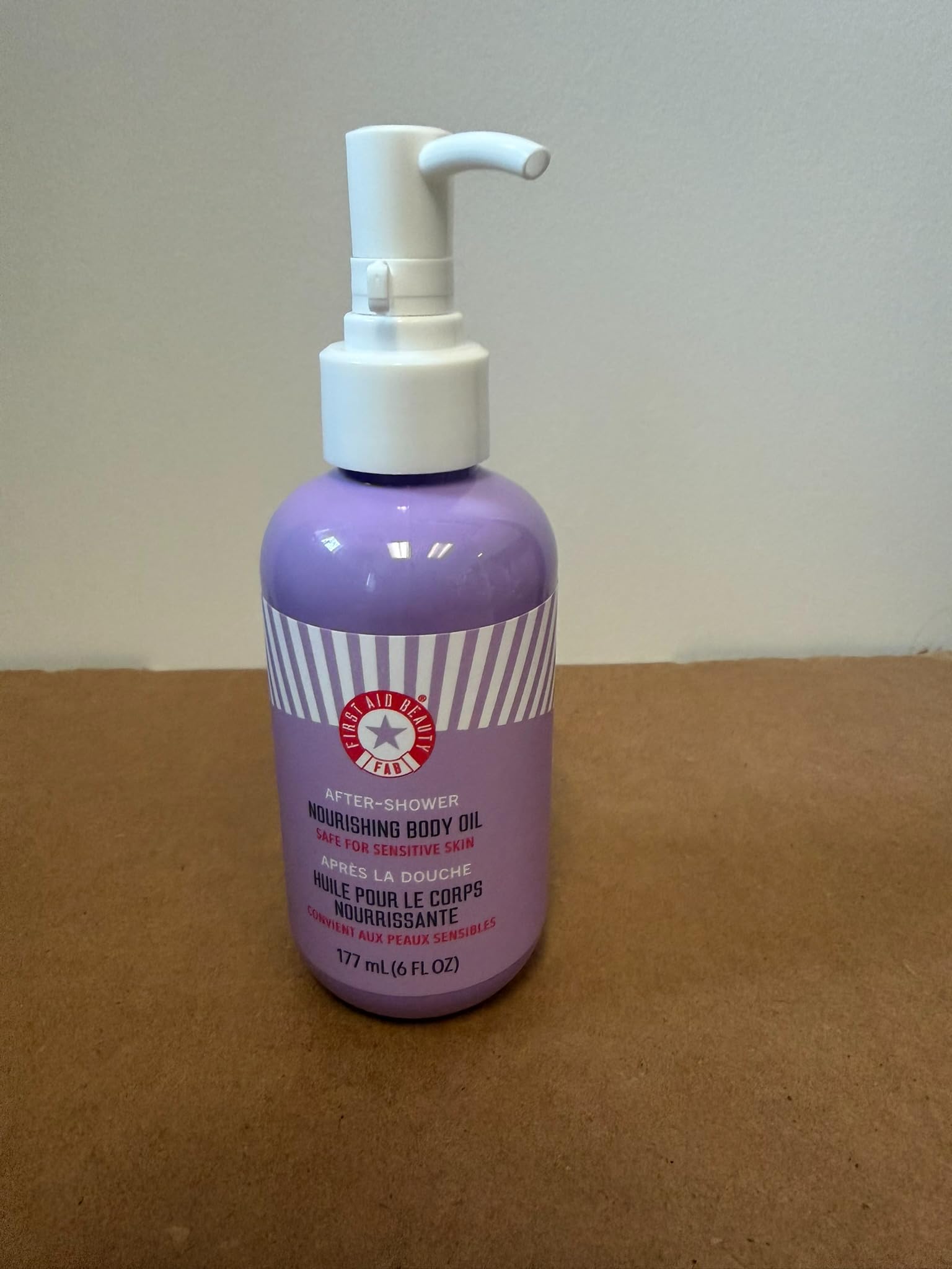 Imagen de prueba dermatológica de First Aid Beauty con resultados positivos.