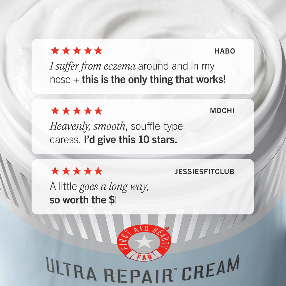Ultra Repair Cream sin colorantes artificiales de First Aid Beauty