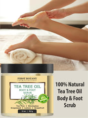 First Botany exfoliante corporal natural, limpia la piel y aporta brillo suave.