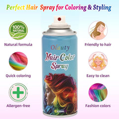 Firstfly gris spray para cabello: color uniforme en cualquier tipo de cabello.