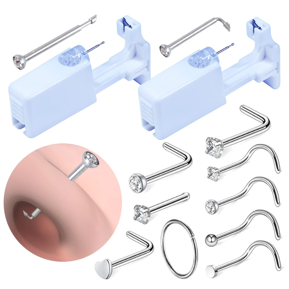 Firstomato diseño plegable para una perforación nasal precisa