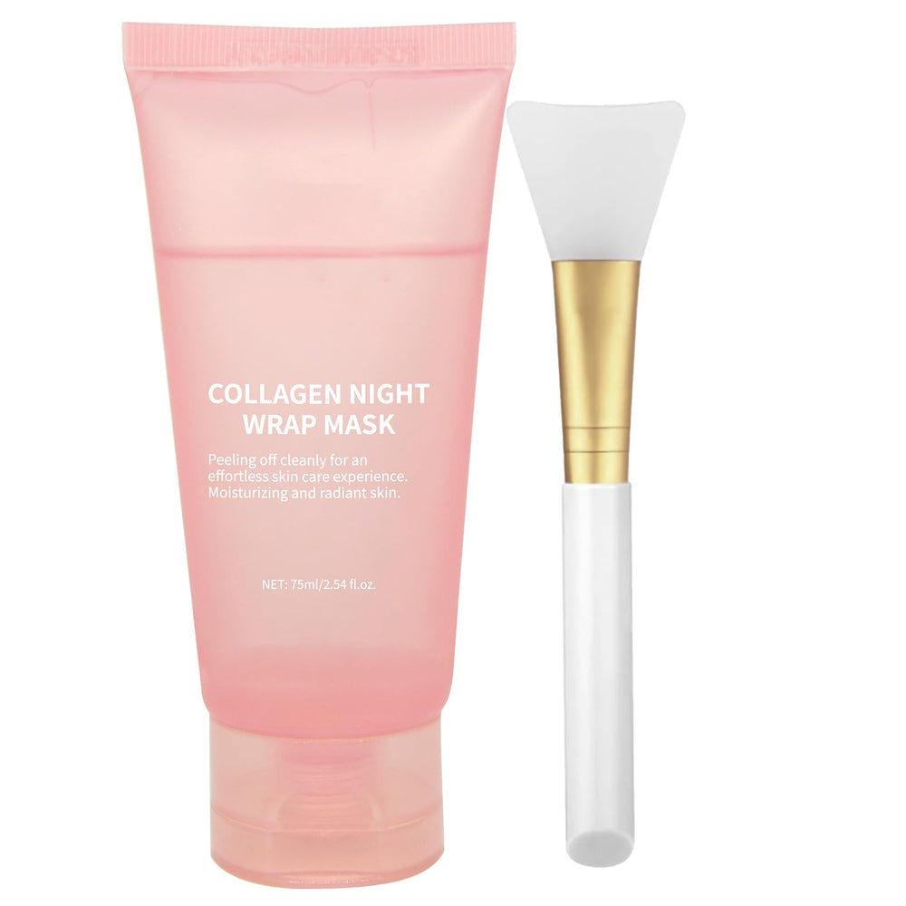 fitbuter collagen overnight wrap bottle pour enables precise, even hydration.