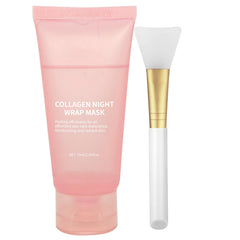fitbuter collagen overnight wrap bottle pour enables precise, even hydration.