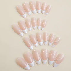 FJSMTOPL kit de 24 uñas artificiales para uso doméstico y profesional.