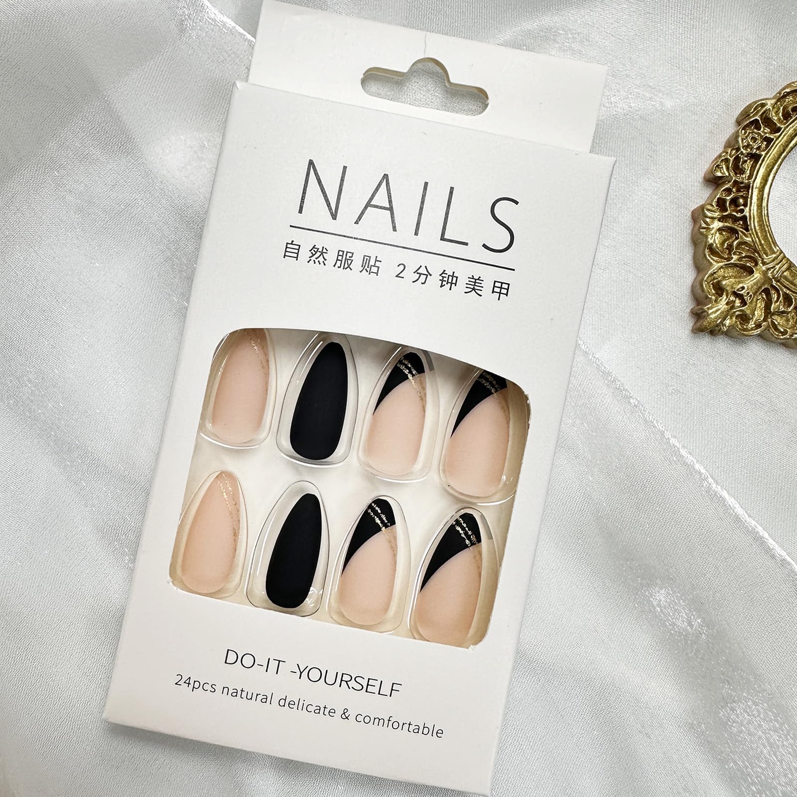 Palillo de madera FJSMTOPl para ajustar y colocar uñas con precisión.