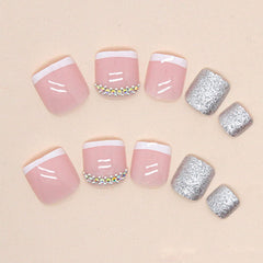 Uñas pie acrílicas FJSMTOPl con diseño pulido y duradero