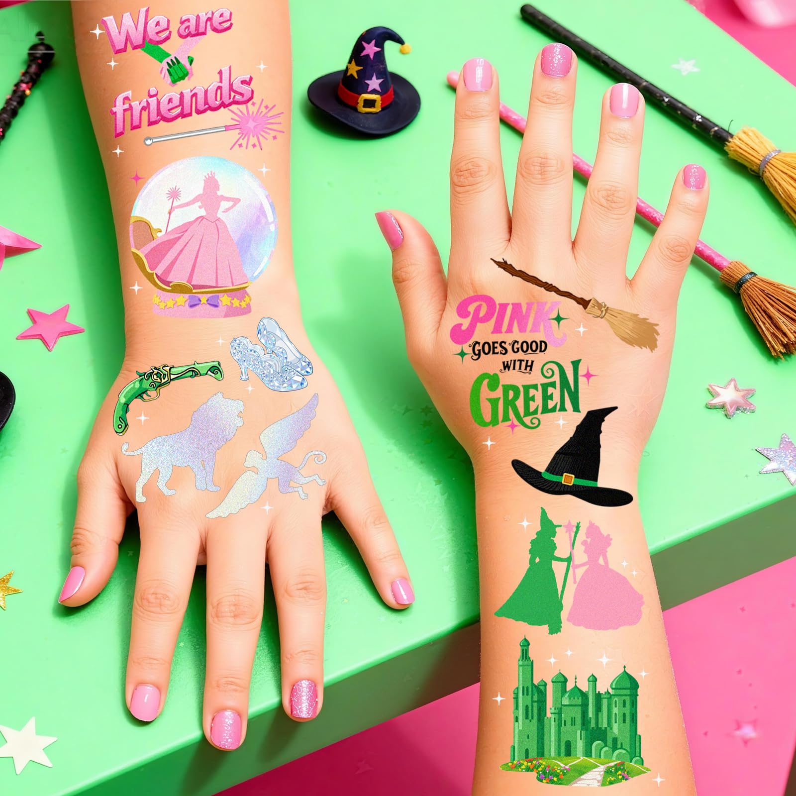 FKBBO easy-to-apply tattoos for quick skin decoration at parties.