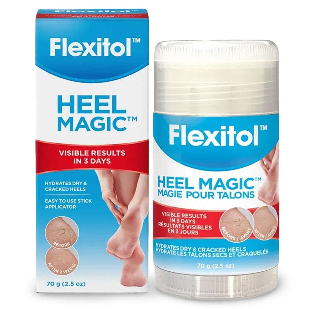 Flexitol Heel Magic para talones secos, crema con hidratación profunda