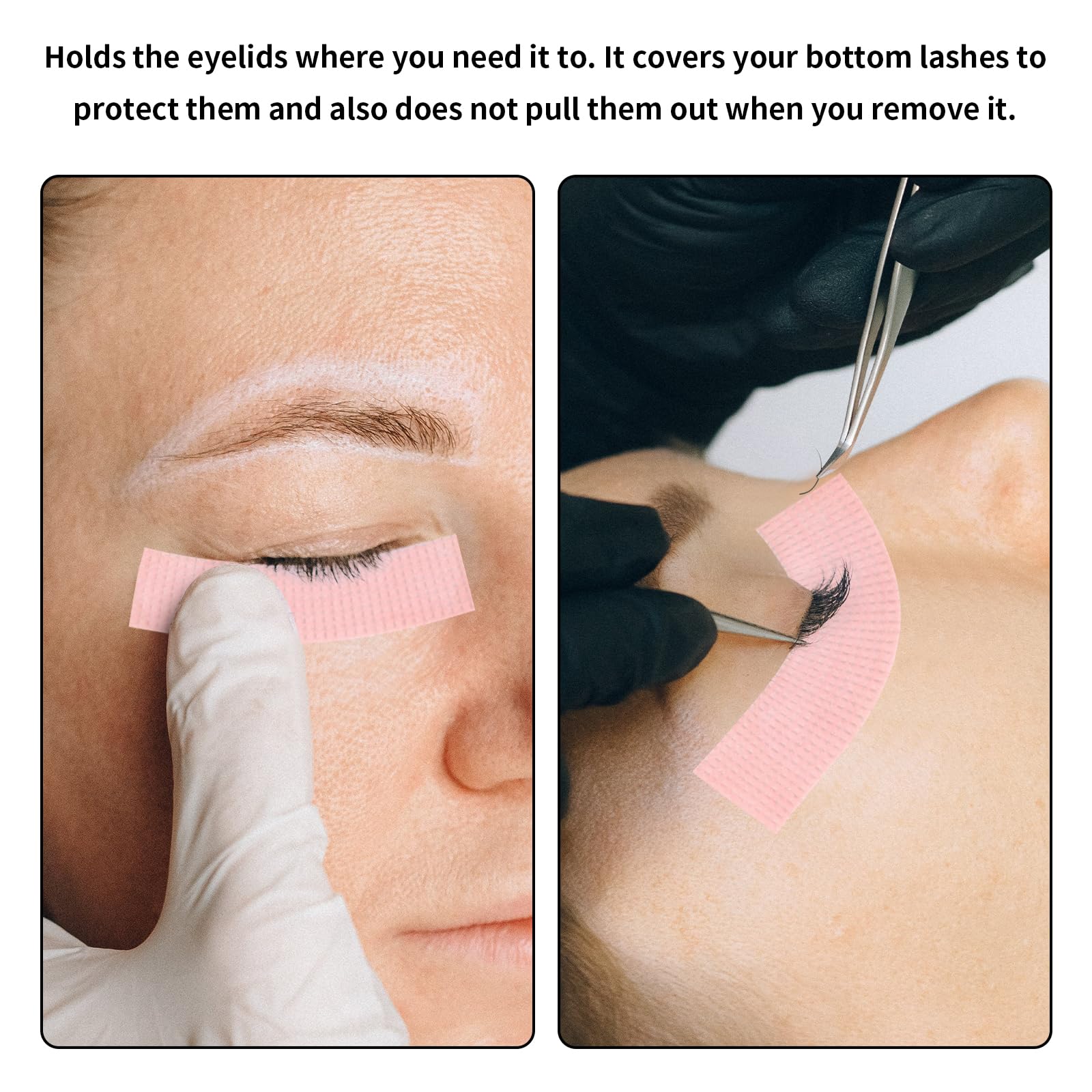 Cinta para sombras de ojos Flezoo Rosa, ayuda a aplicar sombras con precisión.