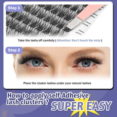 FLOMAZE root glue-strip close-up emphasizes no-glue application convenience.