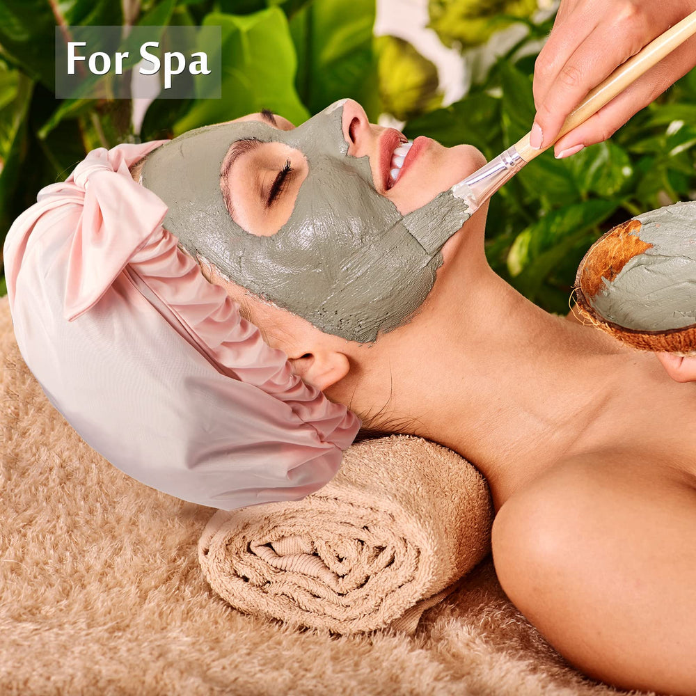 Floraltop capucha de ducha evita el agua en todo el cabello para peinado seguro