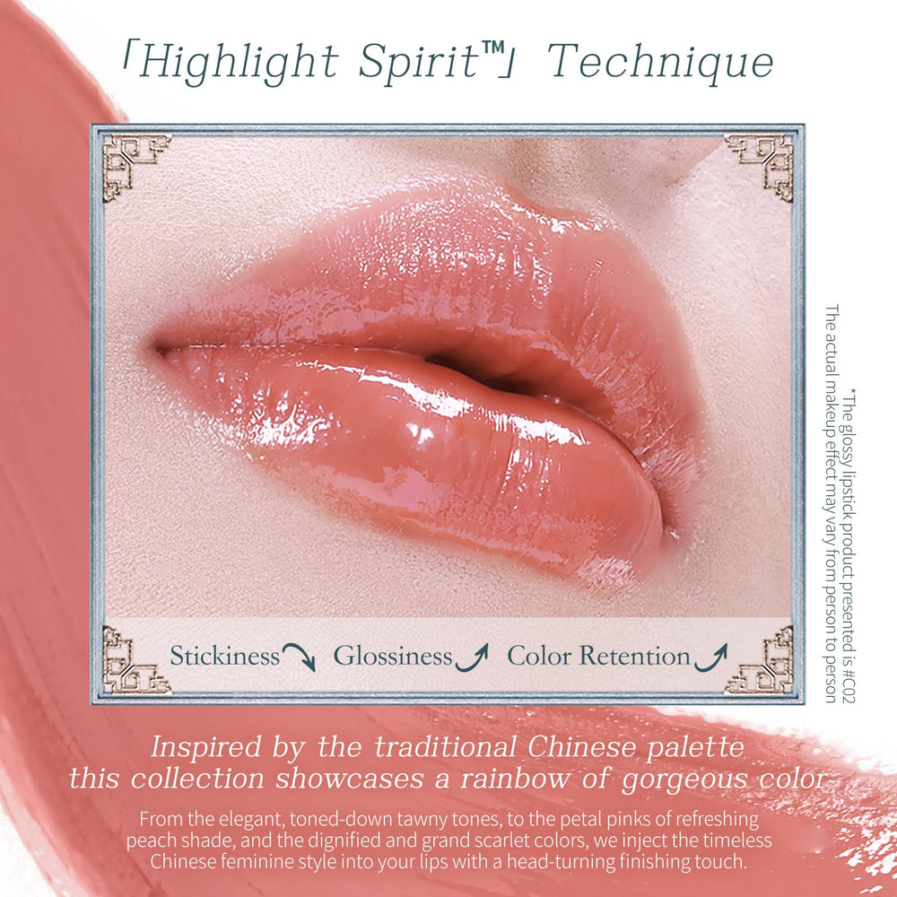 Acabado hidratante que realza la belleza natural de los labios.