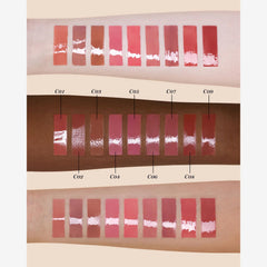 Muestra el tono C07 Red Bean, rosado-marrón para looks diarios.