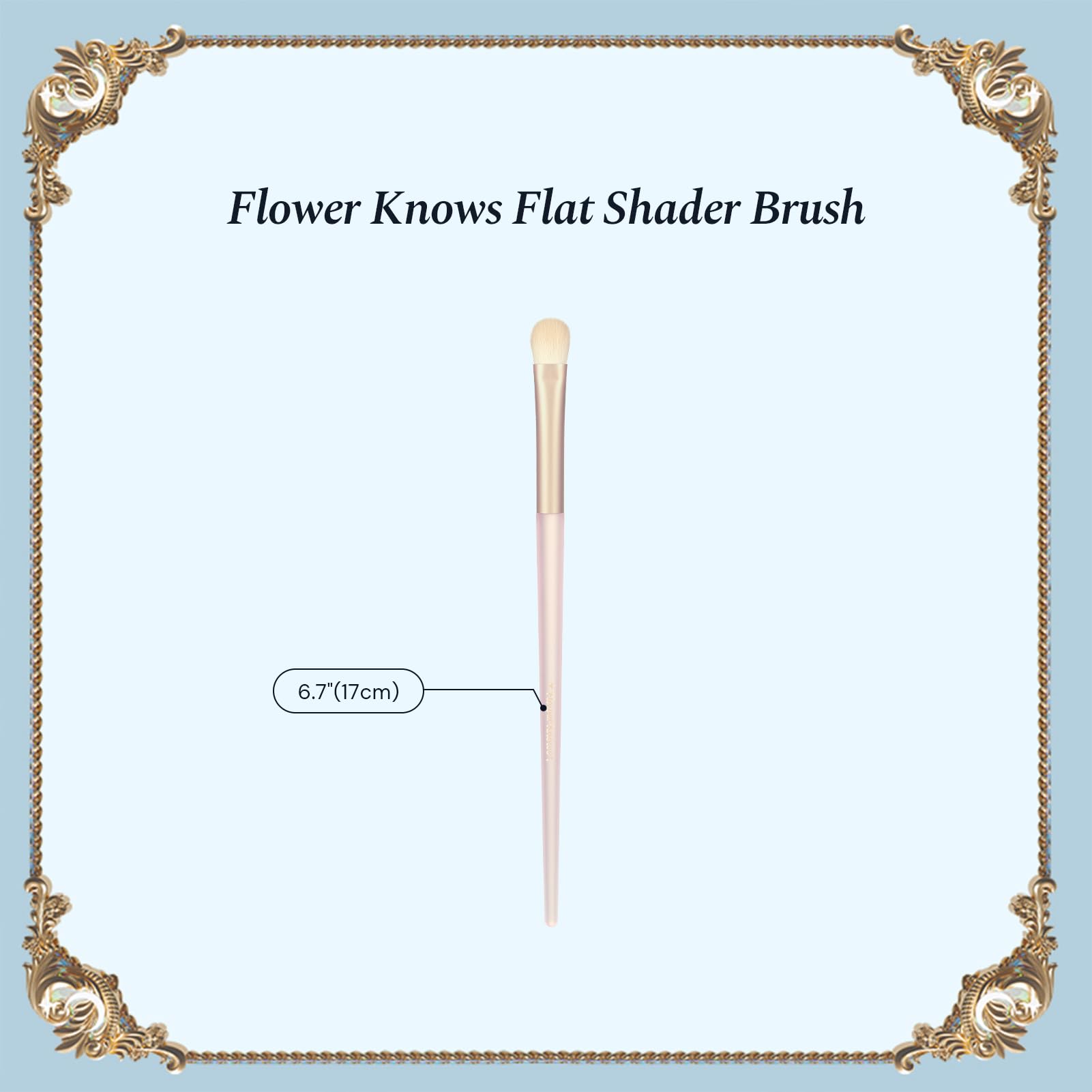 Flower Knows Pincel Sombras Aplicación suave para acabado uniforme.