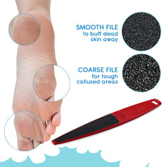 Flowery lima para pies impermeable y lavable para uso en ducha.