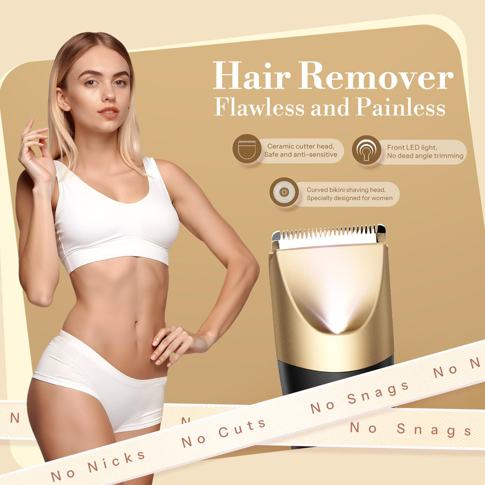 Flyant bikini-trimmer mango ergonómico para agarre estable