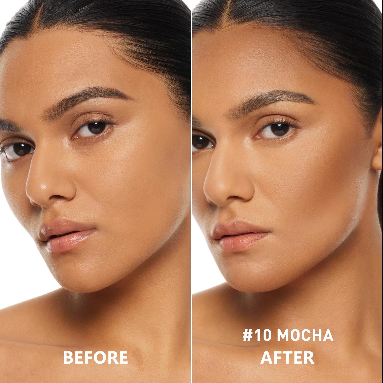 FOCALLURE contour stick Mocha highlights cheeks for a chiselled look.