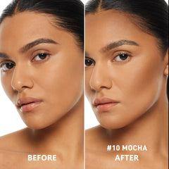 FOCALLURE contour stick Mocha highlights cheeks for a chiselled look.