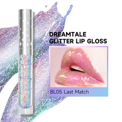 FOCALLURE labial glitter brillo 3D para un acabado deslumbrante.