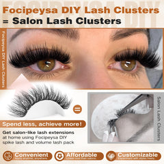 Focipeysa Pestañas 10–18 mm para un acabado elegante y cómodo.