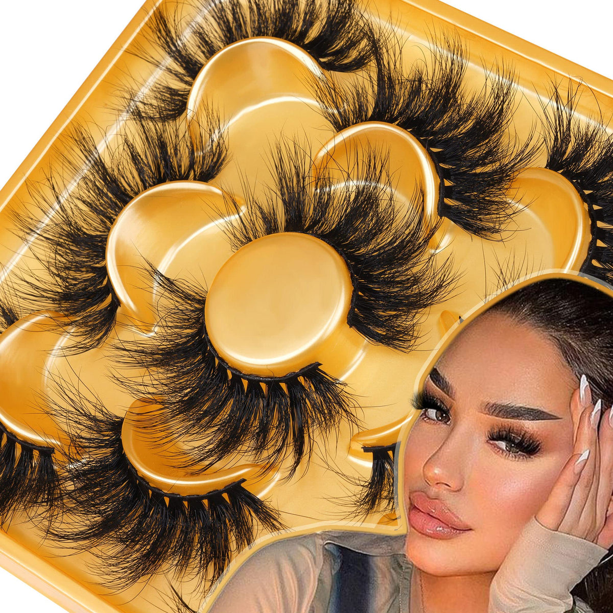 Pestañas Visón esponjosas 20mm de Focipeysa para look diario con volumen