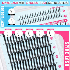 Pestañas Focipeysa clusters mixtos para combinar estilos sin salón