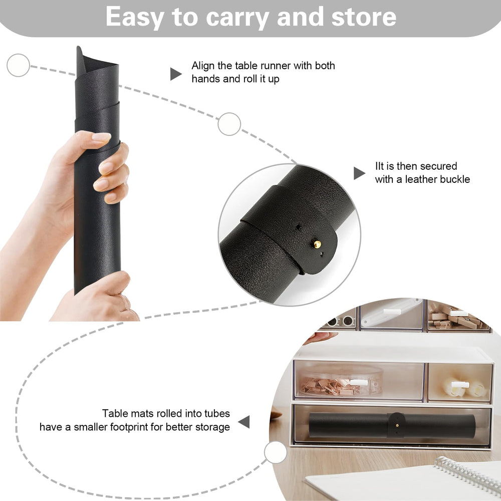 Tapete plegable para uñas: tamaño 60x30 cm para espacio amplio