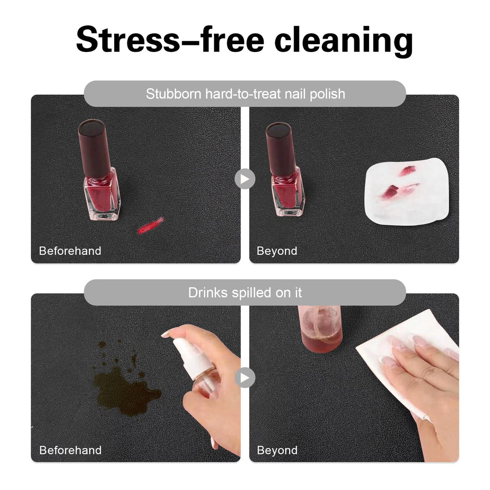 Tapete plegable para uñas: resistente a esmaltes y líquidos