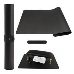 Tapete plegable para uñas: superficie impermeable protege la mesa