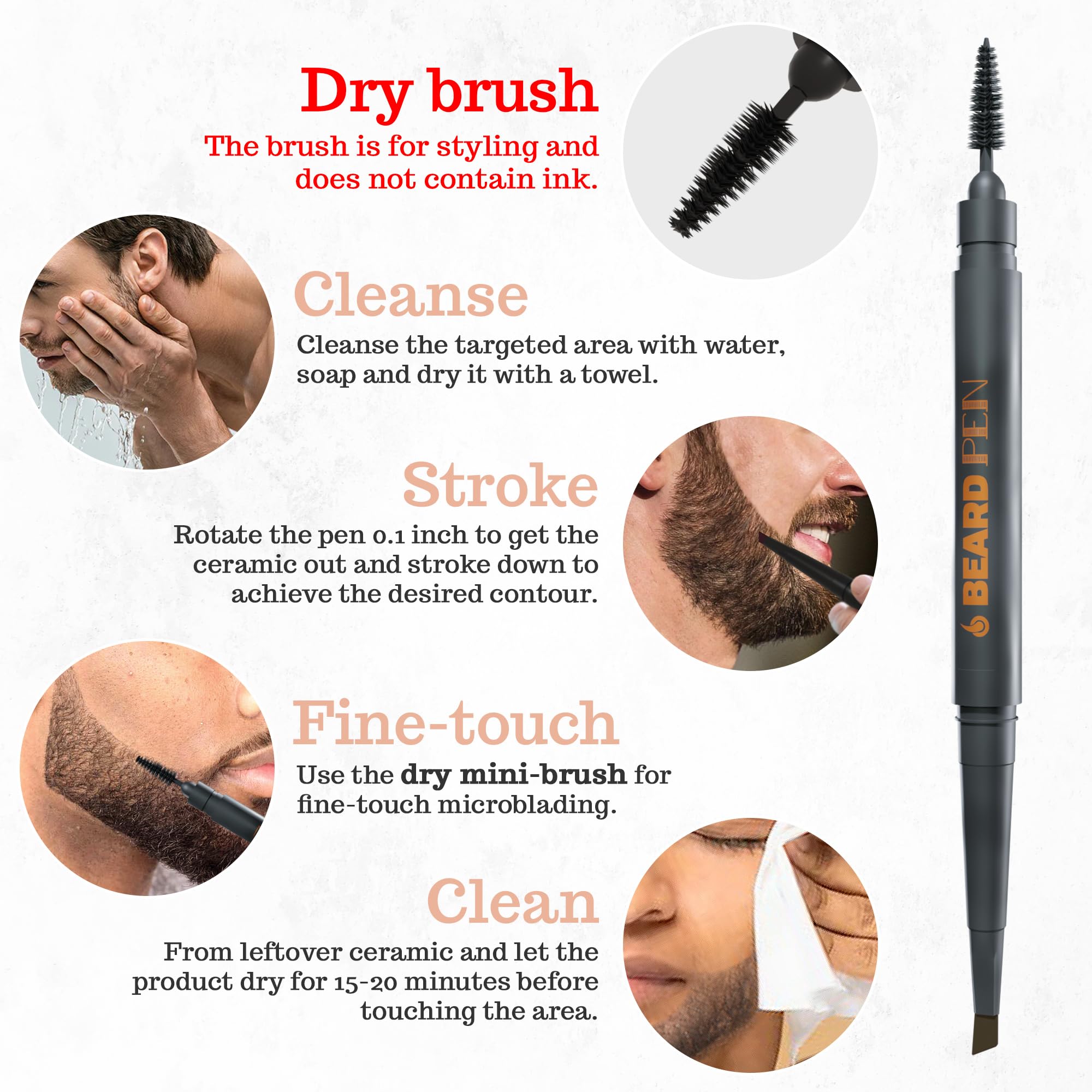 Follicle Booster uso en casa para retoques de barba