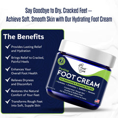 FOOT CURE Crema de Pies, talones secos antes de la hidratación.